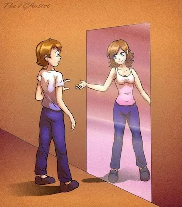 I am the girl in the mirror